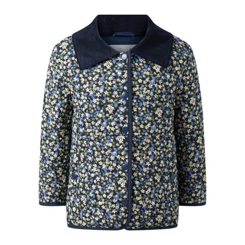 Berry Floral Quilted Jacket