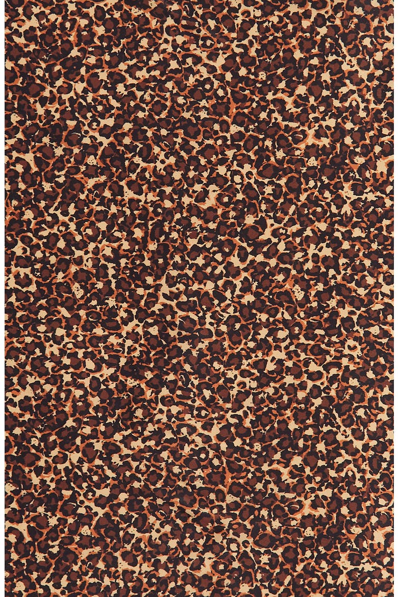 Silk Square Scarf, Alternate, color, TAN BROKEN LEOPARD