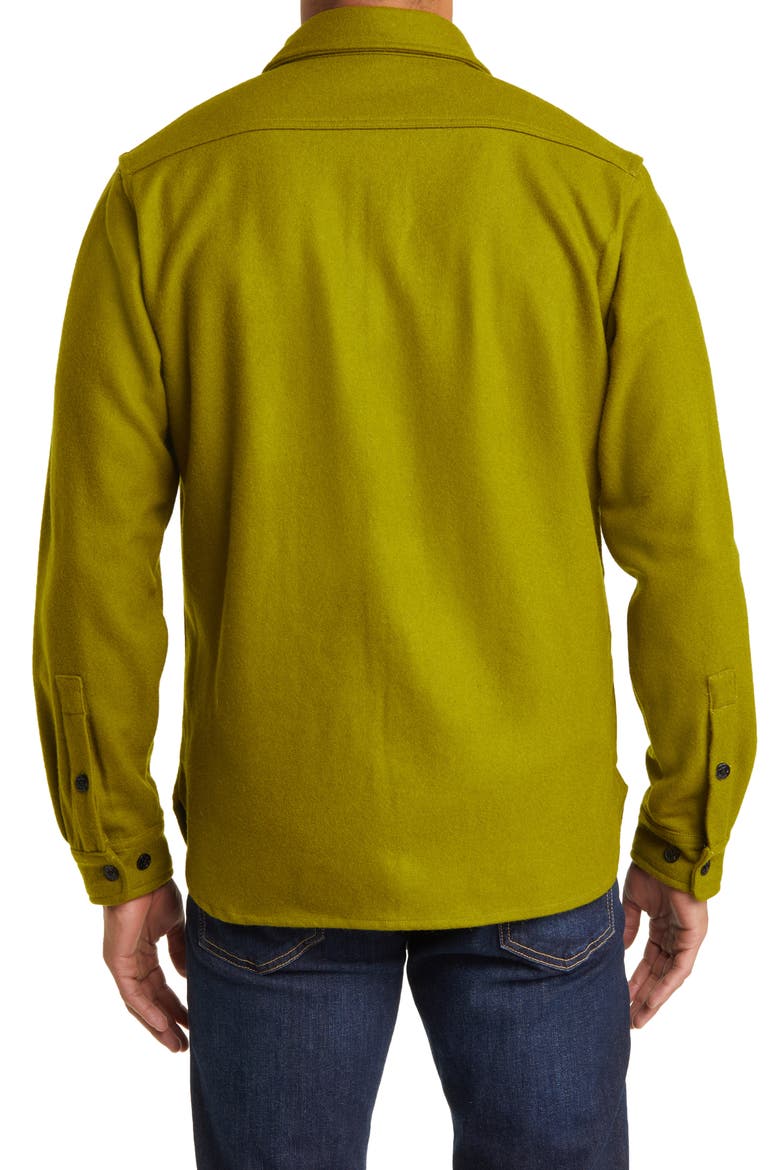 CPO Wool Blend Work Shirt, Alternate, color, PISTACHIO