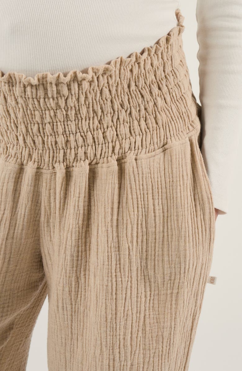 Cache Coeur Maternity Smock Pants Myriam, Alternate, color, Beige