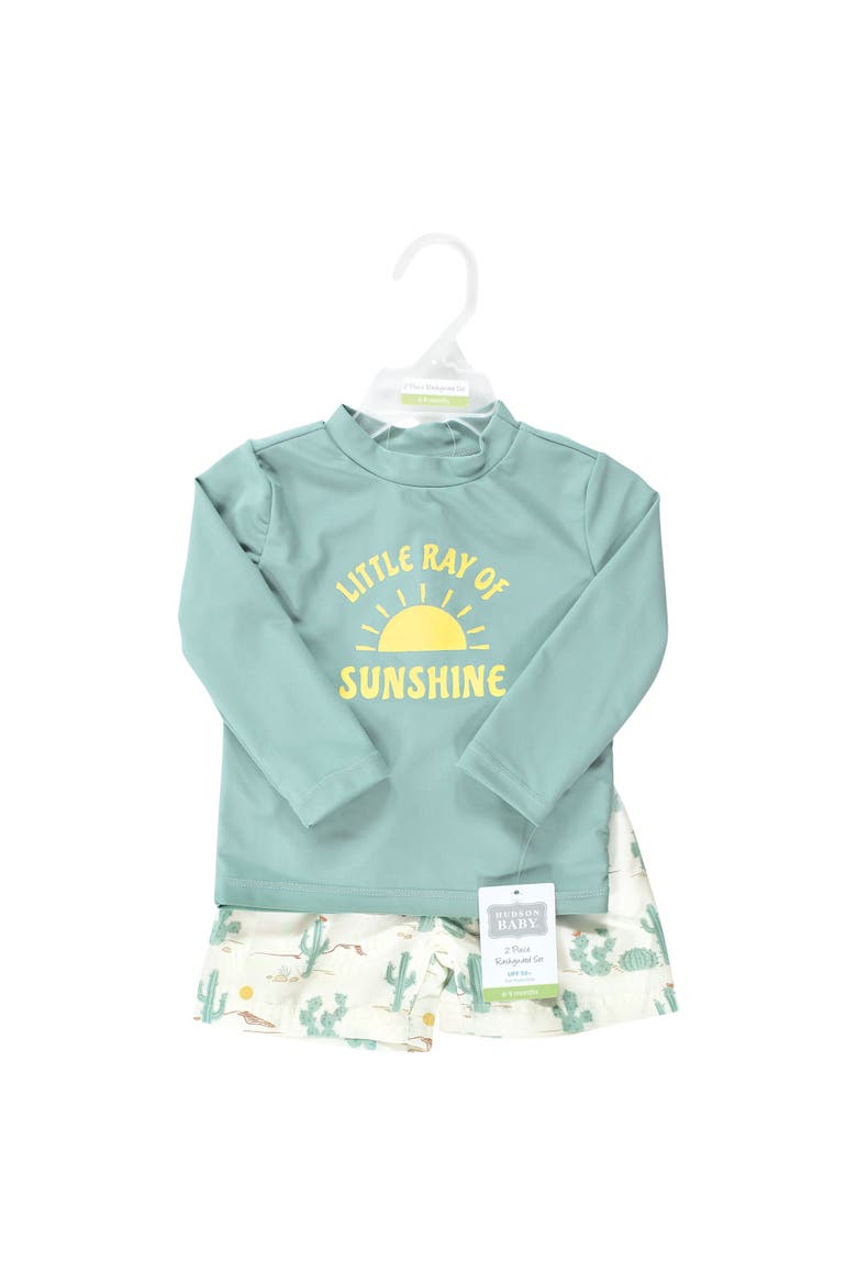 Swim Rashguard Set, Alternate, color, Desert Cactus