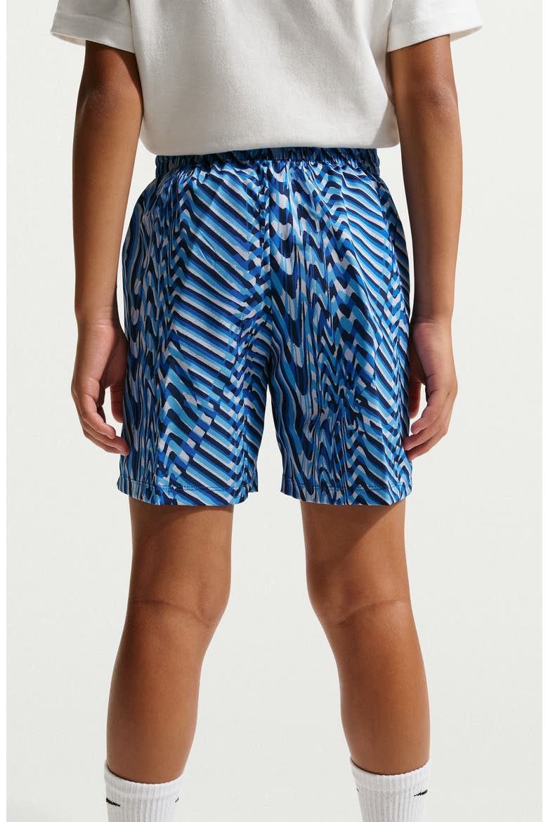 Kids' Dri-FIT Drawstring Shorts, Alternate, color, GAME ROYAL/ GHOST/ WHITE