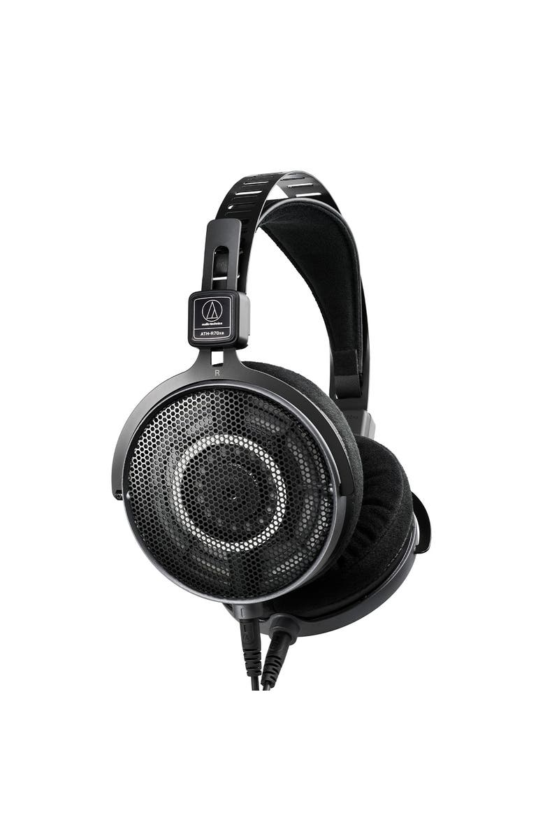 Audio-Technica ATH-R70xa Open-Back Reference Headphones, Main, color, Black