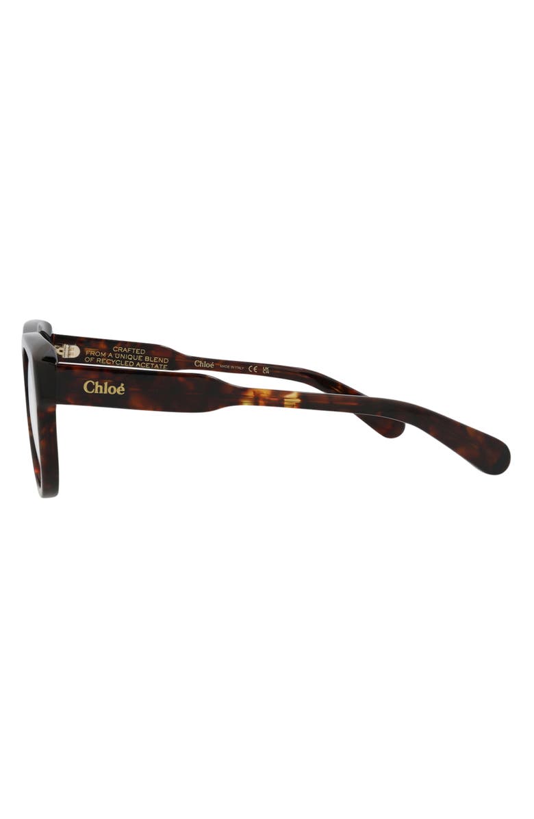 Chloé 53mm Fashion Cat Eye Optical Frames, Alternate, color, 