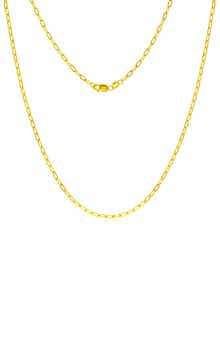 14k Gold Fill Flat Cable Chain Necklace