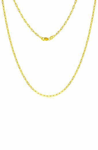 14k Gold Fill Flat Cable Chain Necklace