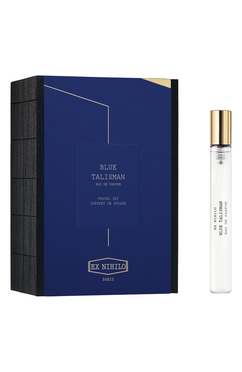 EX NIHILO Blue Talisman 5-Piece Travel Set $200 Value, Main, color,