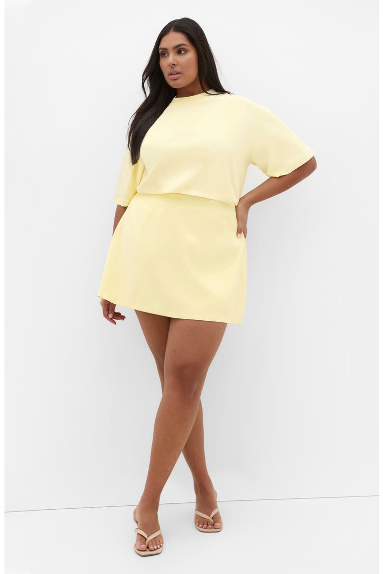 Leah Mini Skort, Alternate, color, LEMON DROP