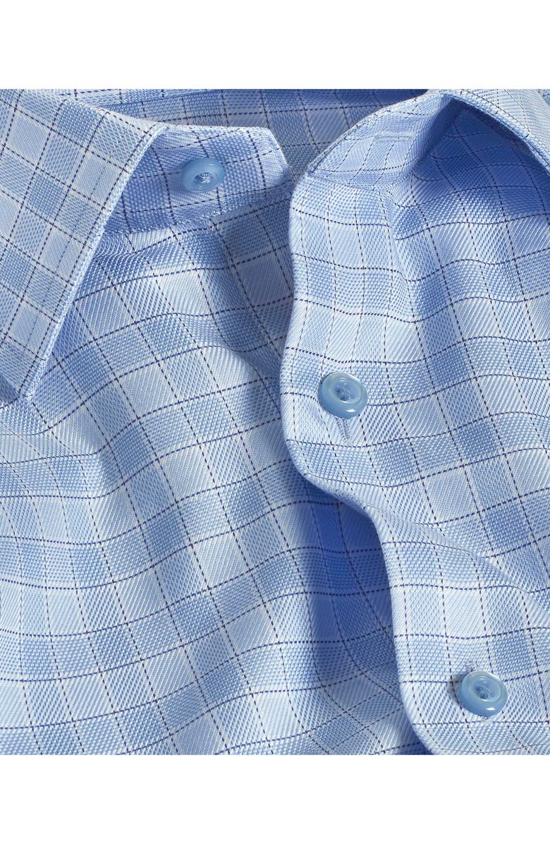 David Donahue Regular Fit Exploded Twill Check Dress Shirt, Alternate, color,