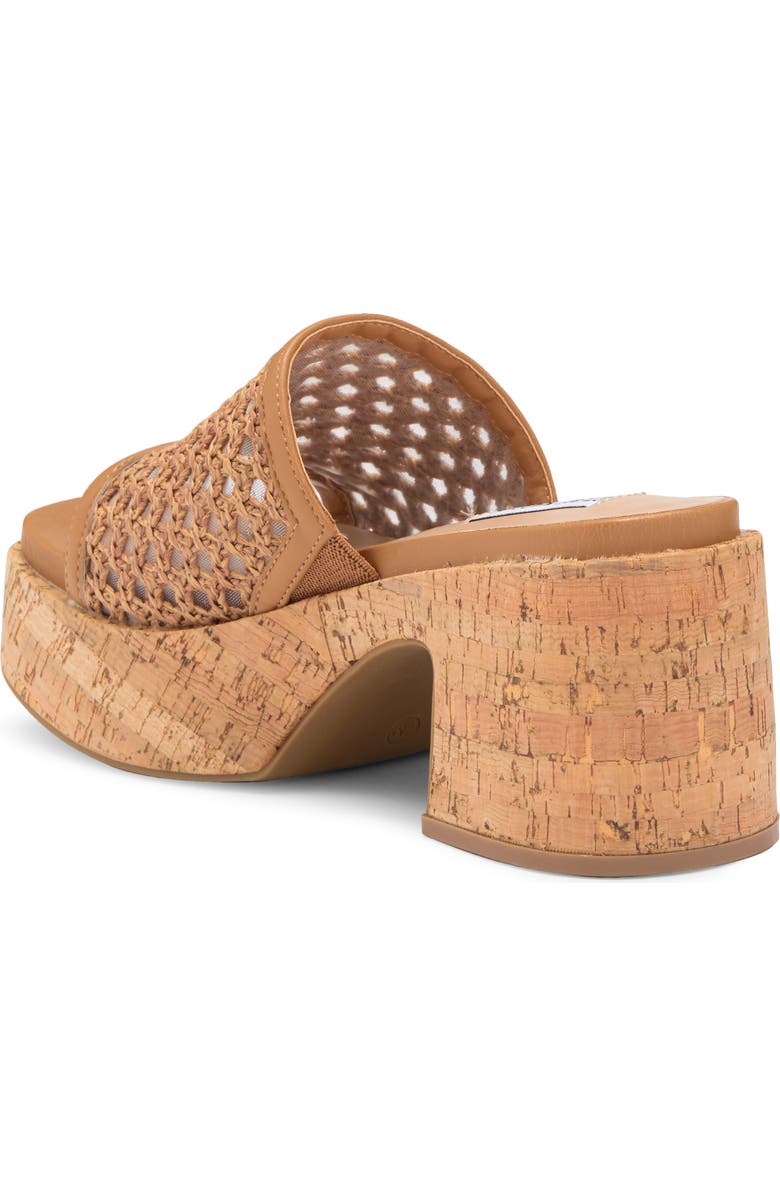 Steve Madden Corah Latticed Platform Sandal, Alternate, color, Cognac