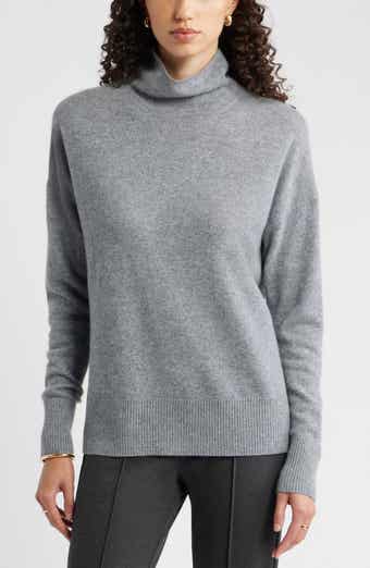 Nordstrom Oversize Cashmere Turtleneck Sweater