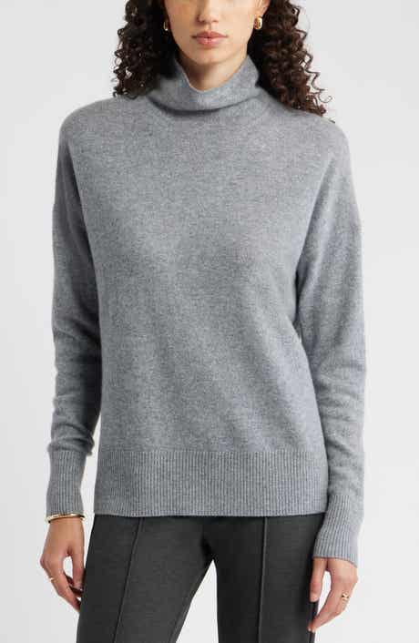 Nordstrom Oversize Cashmere Turtleneck Sweater