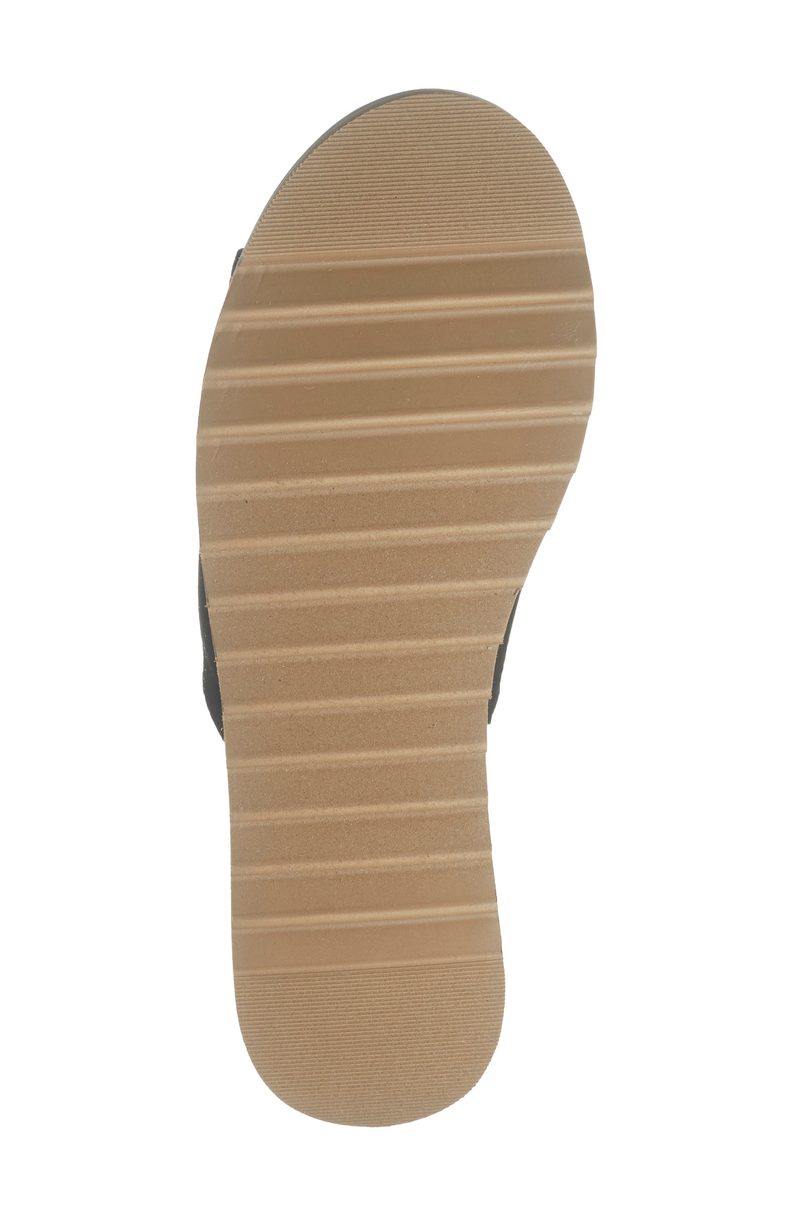 TOMS Adria Platform Wedge Sandal, Alternate, color, Black