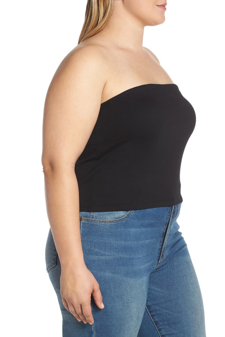 Tube Top, Alternate, color, BLACK