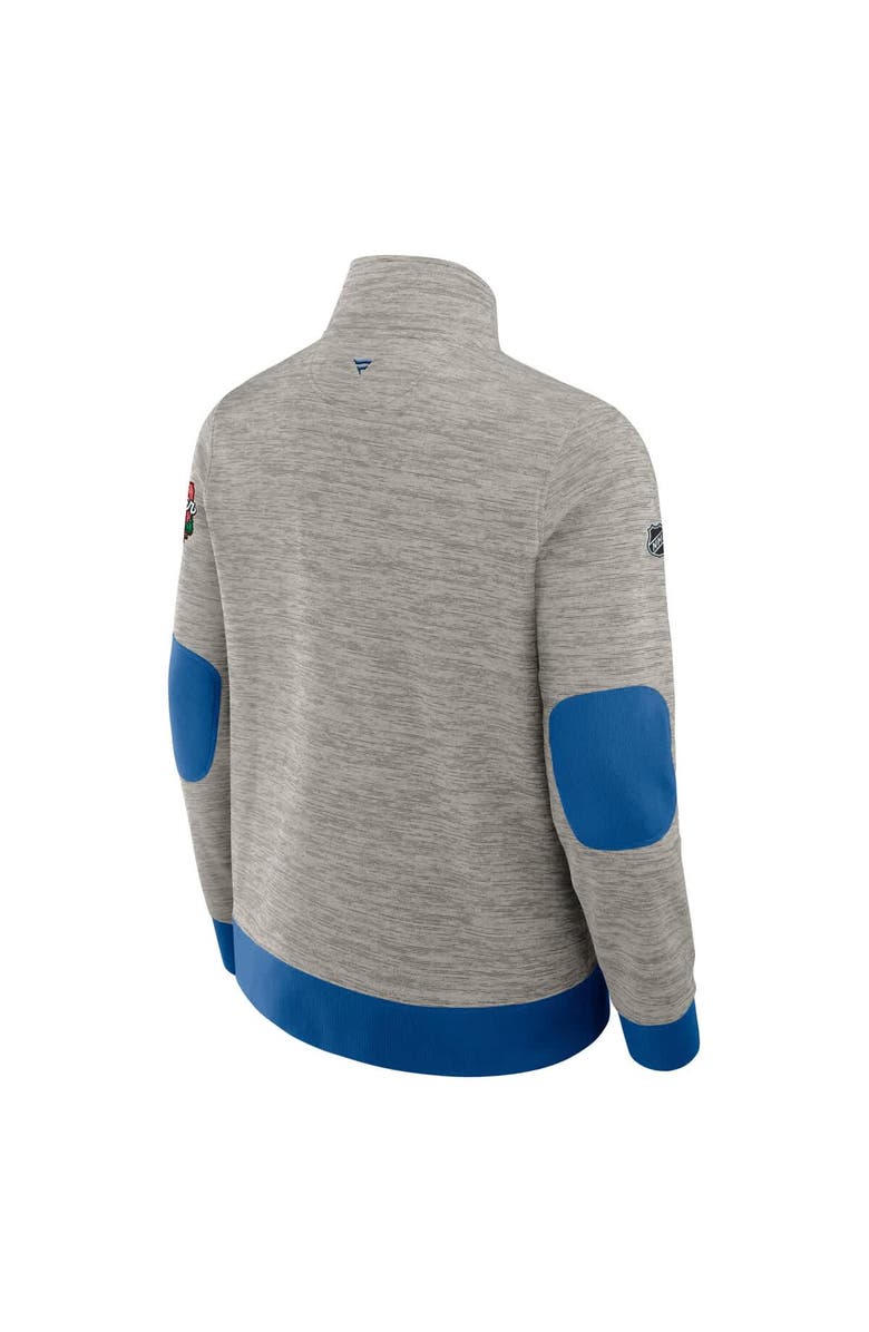 FANATICS Men's Fanatics  Gray St. Louis Blues 2025 NHL Winter Classic Authentic Pro Quarter-Zip Sweatshirt, Alternate, color, 