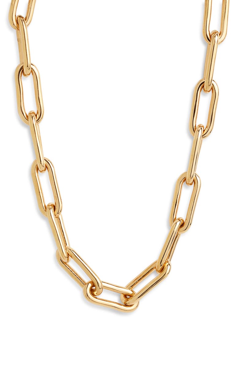 SOKO Tumba Link Collar Necklace, Main, color, Gold