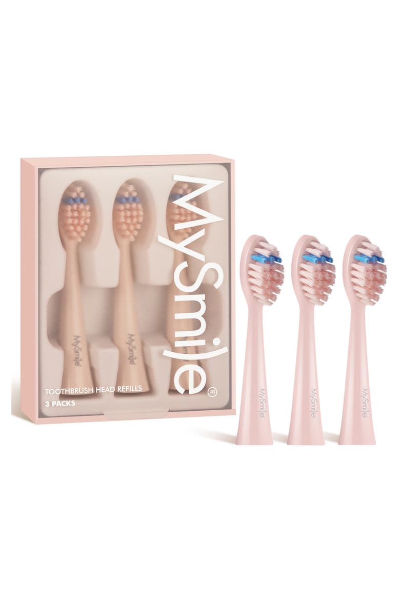 DY156 Electric Toothbrush Replacement Heads, Main, color, Pastel Pink