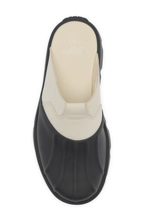 Sorel Rein Cb Clogs In Chalk/black