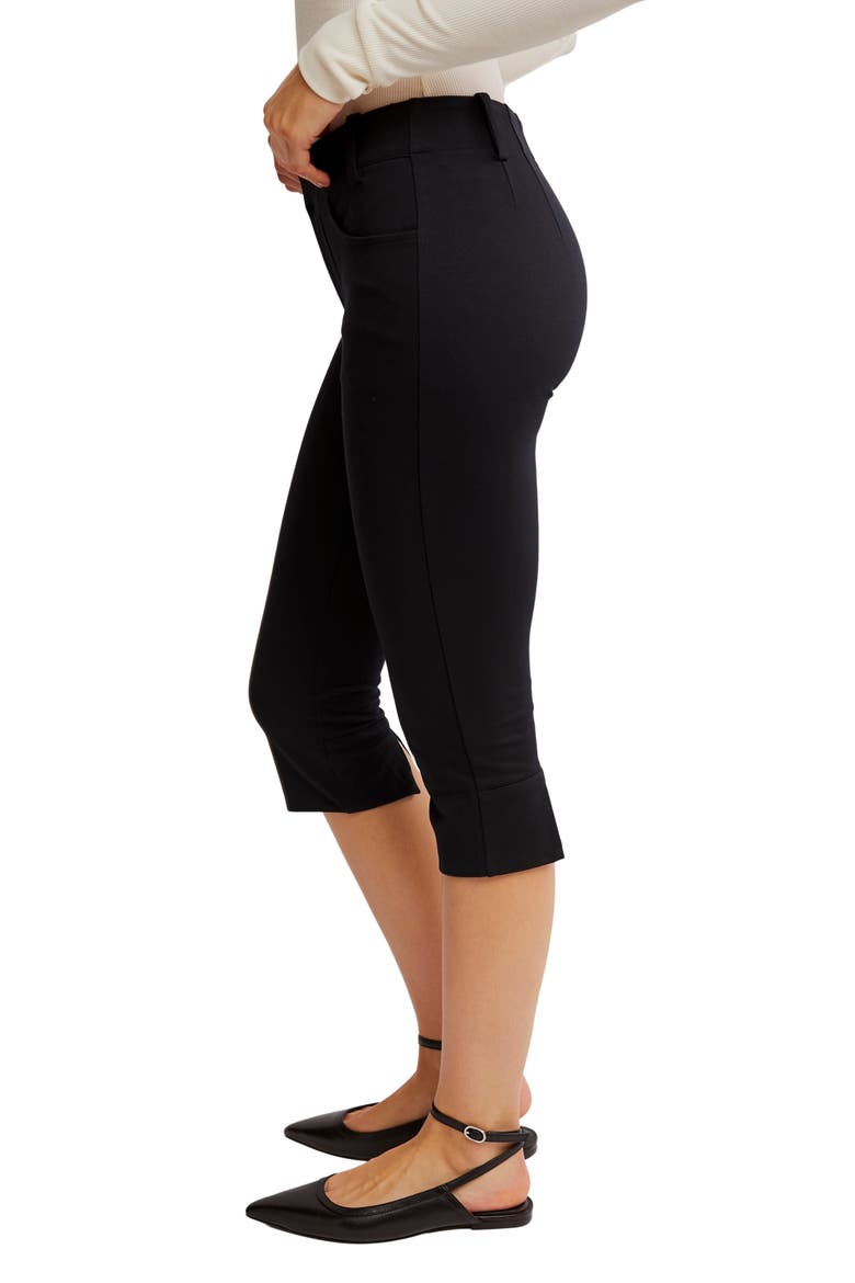 Bette Super Slim Capri Pants, Alternate, color, BLACK