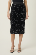 Modenaire Sequin Midi Skirt
