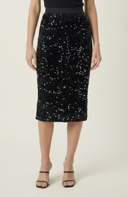 Modenaire Sequin Midi Skirt