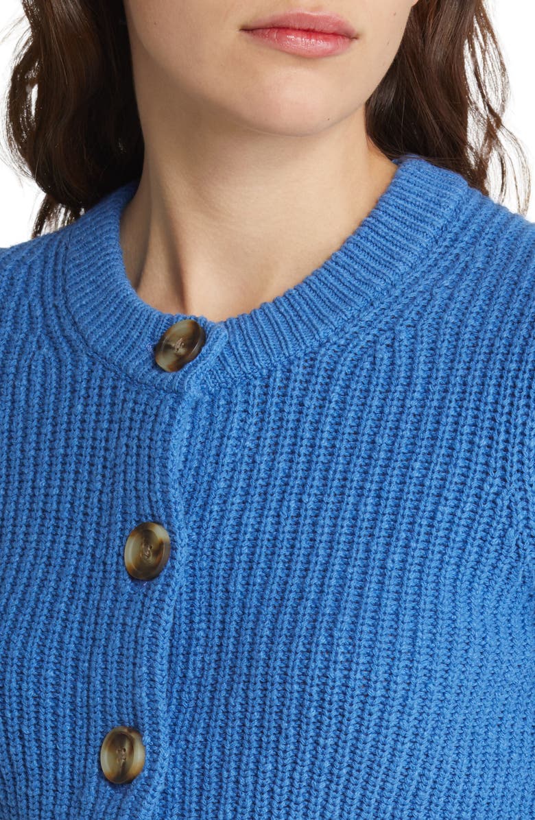 Madewell Textural Knit Cardigan Sweater, Alternate, color, 