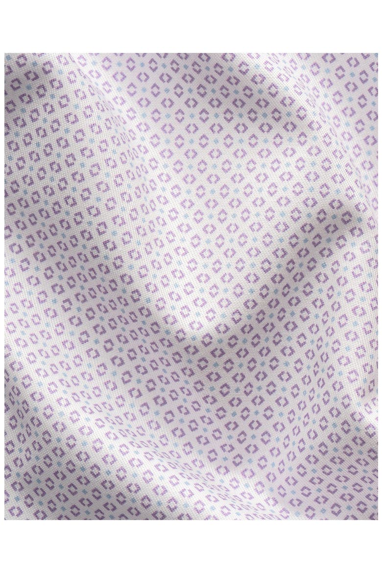 Contemporary Fit Geometric Print Dress Shirt, Alternate, color, LIGHT PURPLE