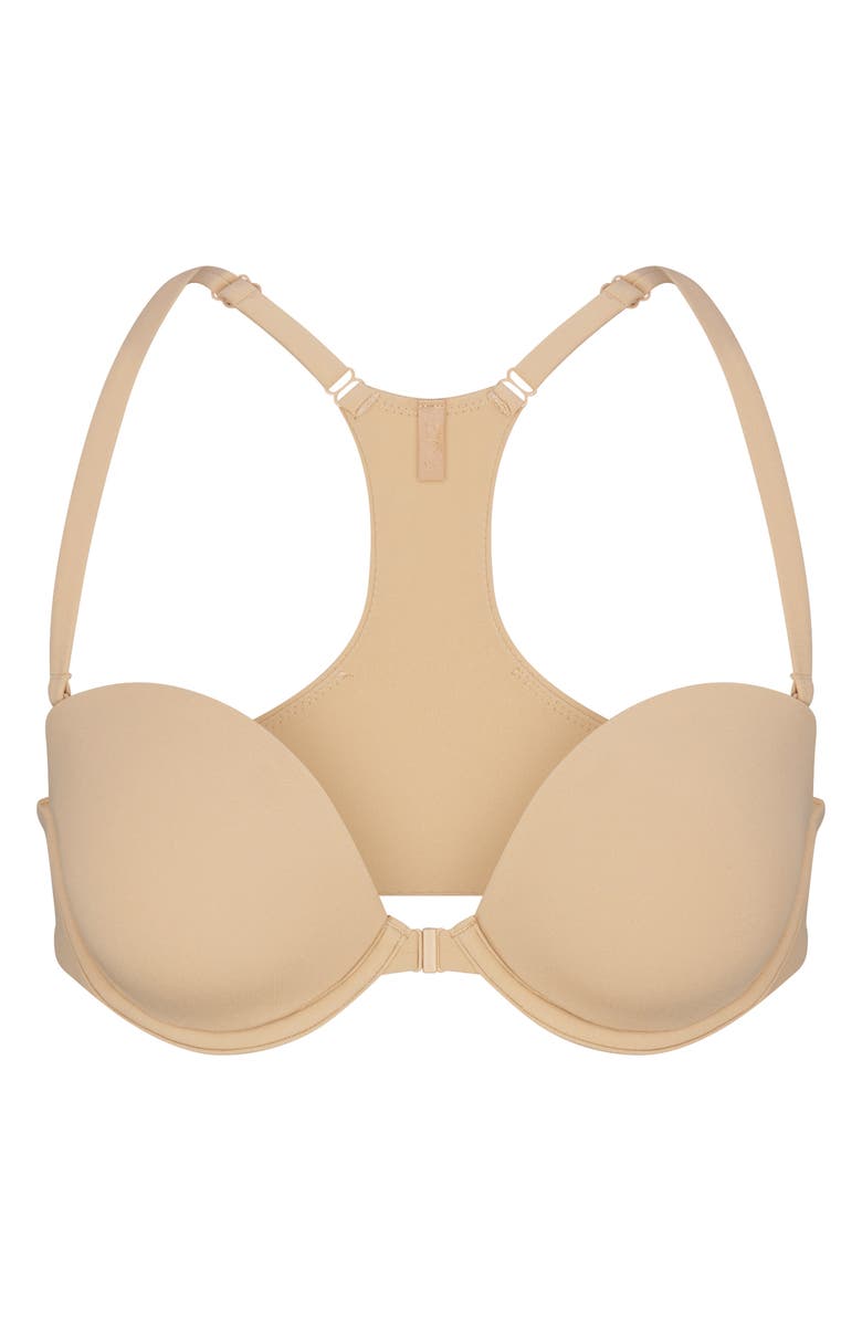 SKIMS Fits Everybody Racerback Demi Bra, Alternate, color, Clay