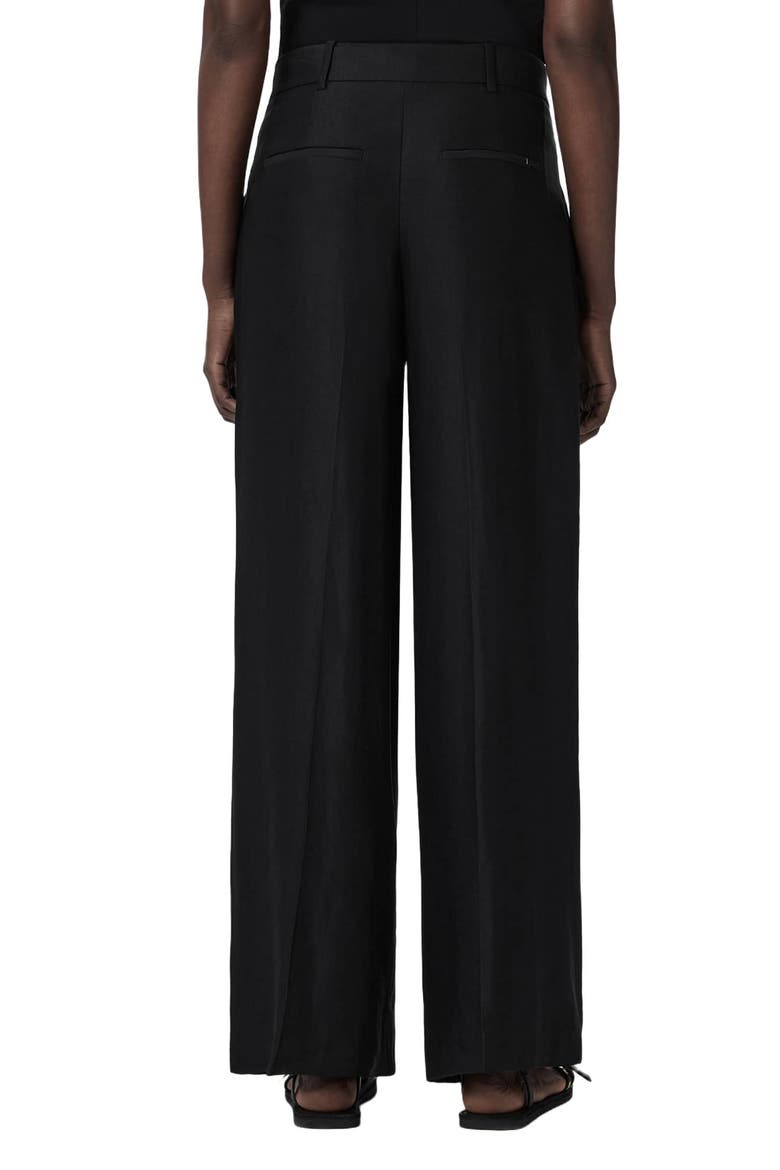 Charley Wide Leg Pants, Alternate, color, BLACK