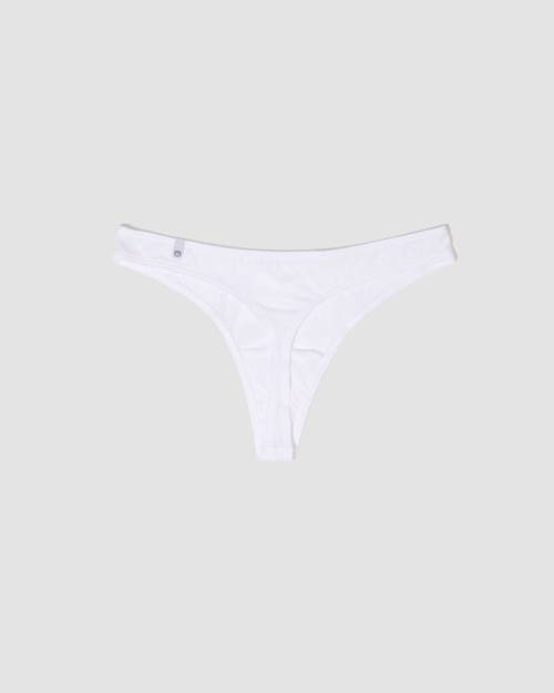 Oddobody Organic Cotton Thong In Chalk