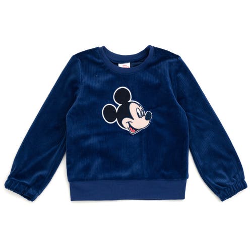 Disney Velour Sweatshirt & Pants Set In Blue