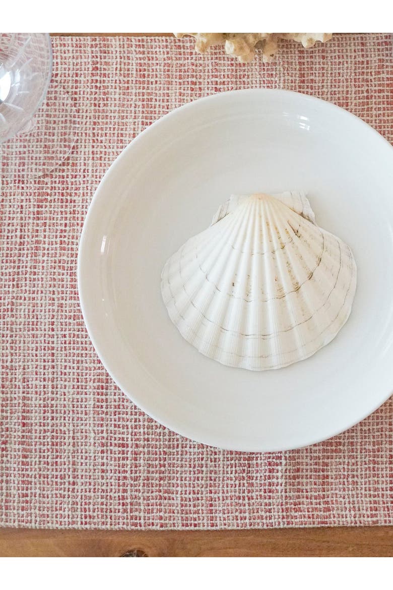 Seaside Smooth Indoor Outdoor Table Runner, Main, color, Red