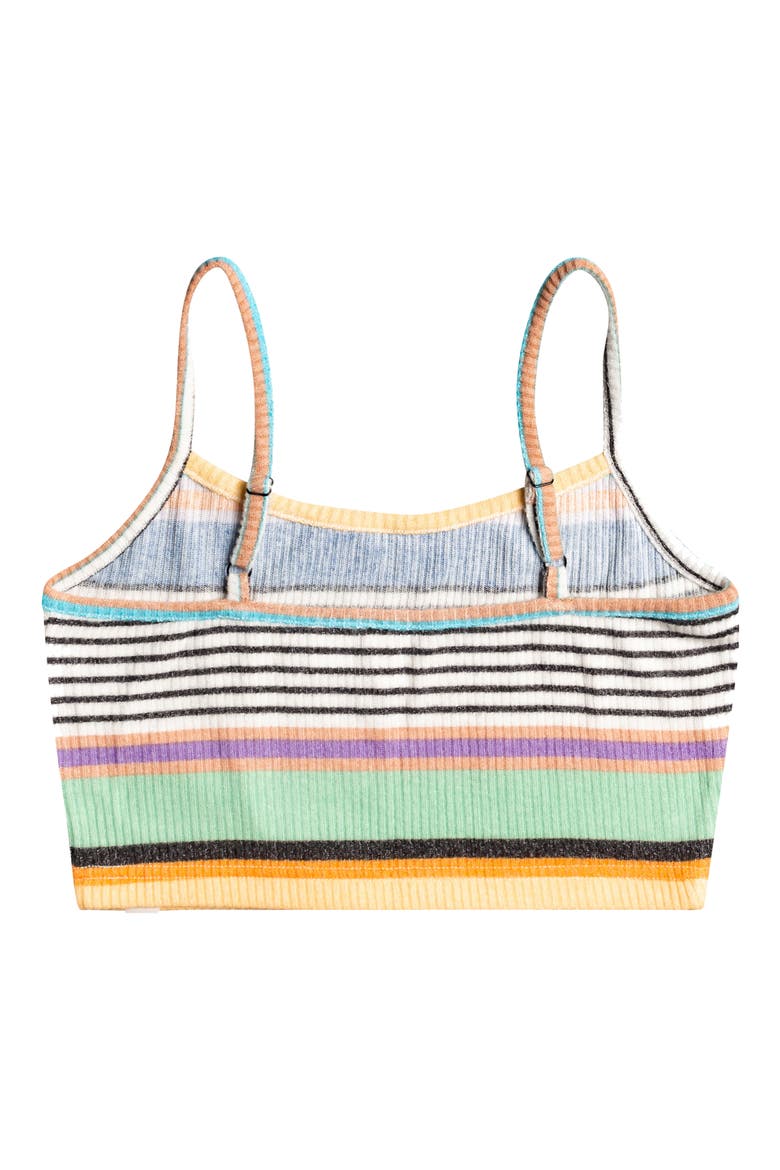 Best Time of Day Stripe Rib Crop Tank, Alternate, color, ANTHRACITE GOOD VIBRATIONS