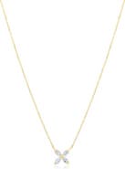The Lovery Fine Jewelry Diamond Flower Necklace