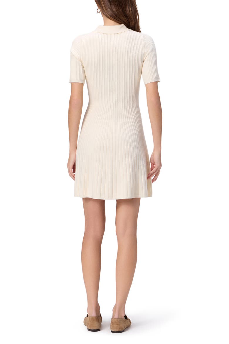 Olie Rib Polo Sweater Dress, Alternate, color, ECRU