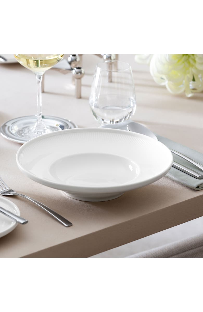 Villeroy & Boch Afina Rim Soup, Alternate, color, White