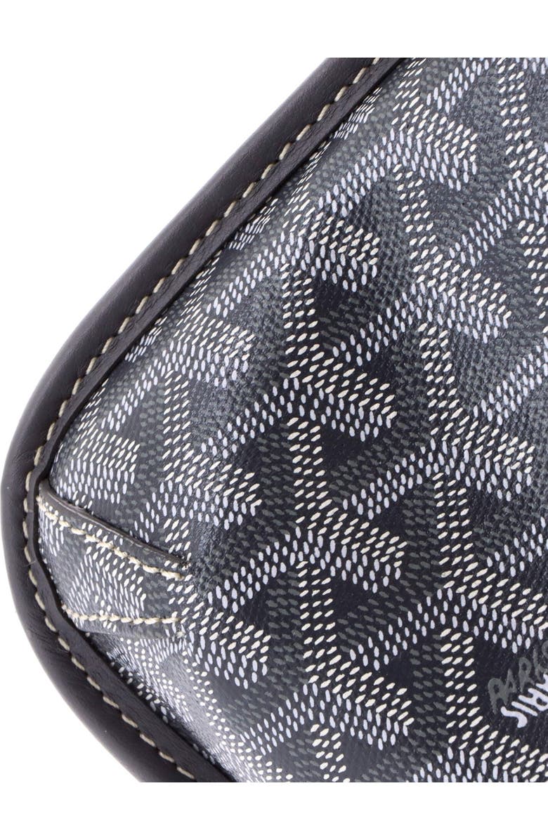 Pre-Owned Goyard Coursier Messenger Bag Coated Canvas and Leather, Alternate, color, Gray