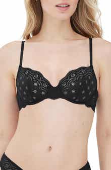 Skarlett Blue Smitten Underwire Eyelet Lace Demi Bra