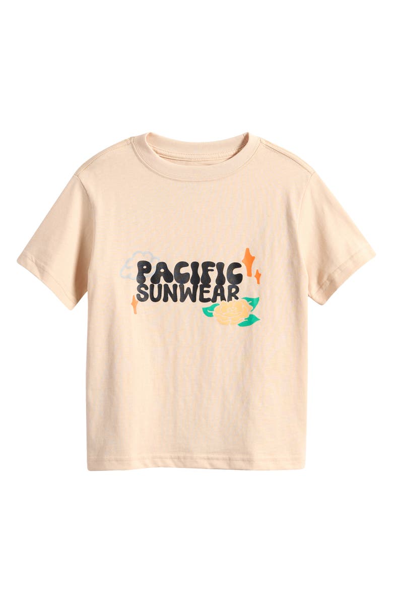 PacSun Kids' Doodles Cotton Graphic T-Shirt, Main, color, Off White