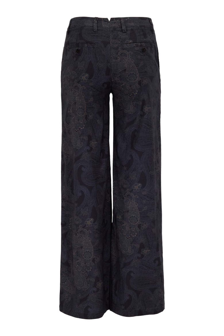 Paisley Explosion Womens Wide-leg Pant, Alternate, color, PAISLEY EXPLOSION BLACK
