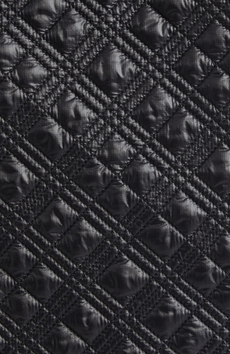 Moncler Quilted Shirt Jacket, Alternate, color, Black