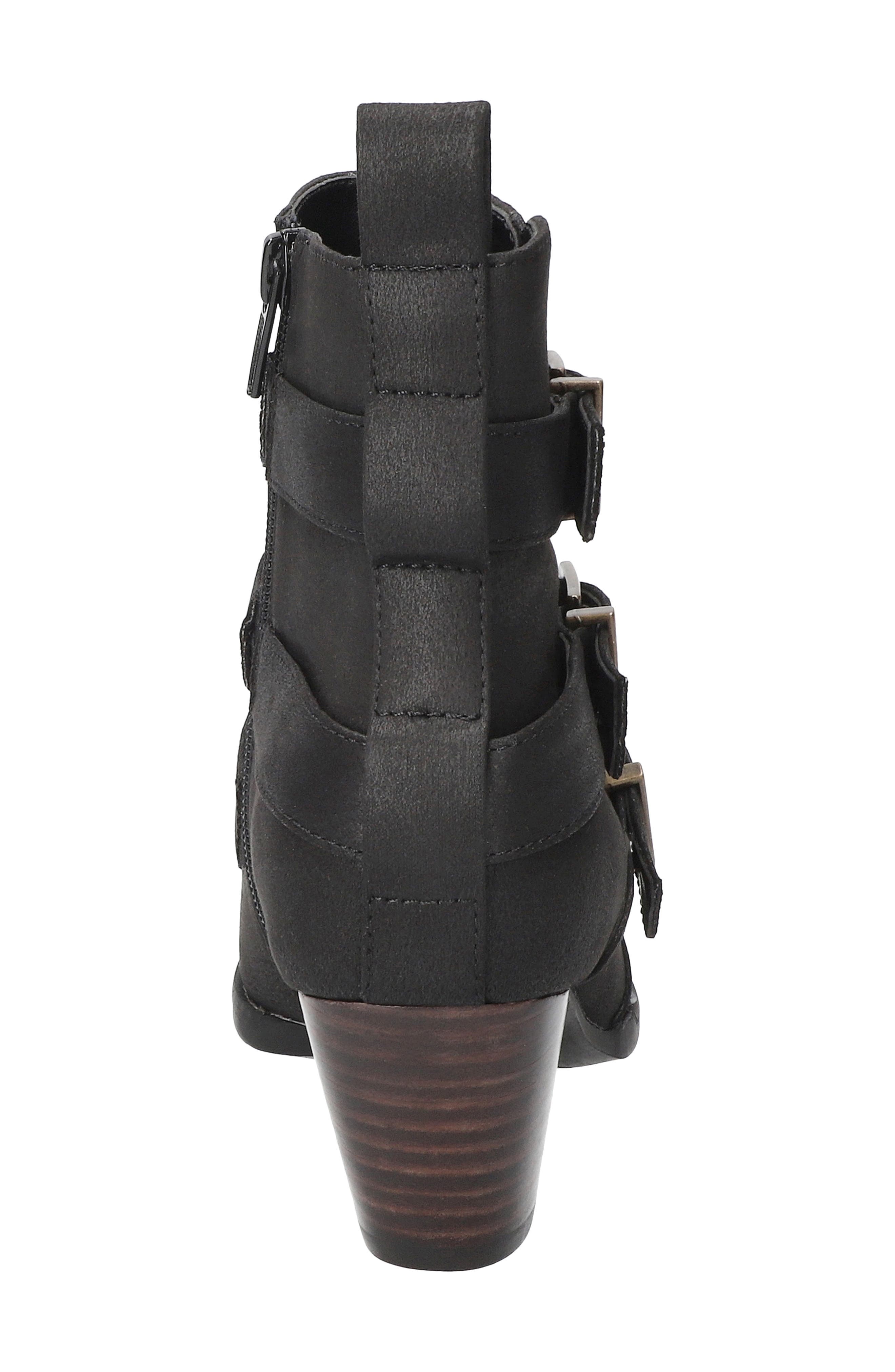 Bella Vita Bowie Buckle Strap Bootie - Multiple Widths Available, Alternate, color, Black
