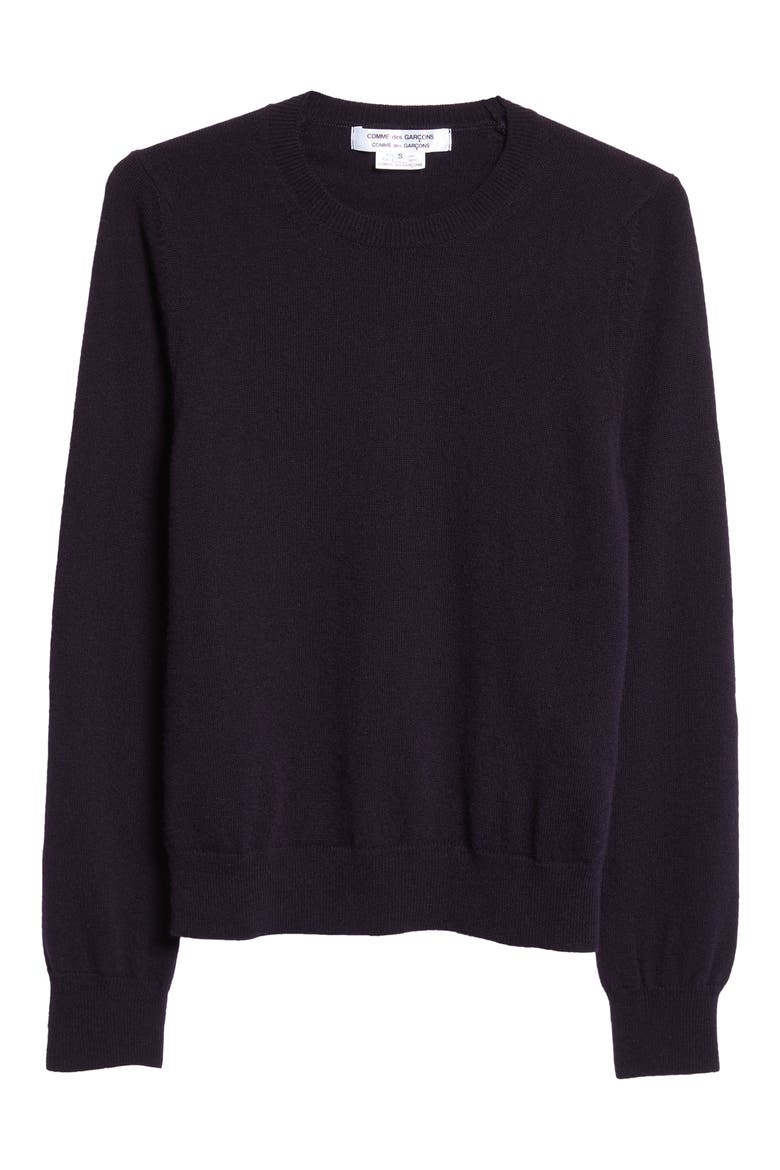 Cashmere Crewneck Sweater, Alternate, color, NAVY