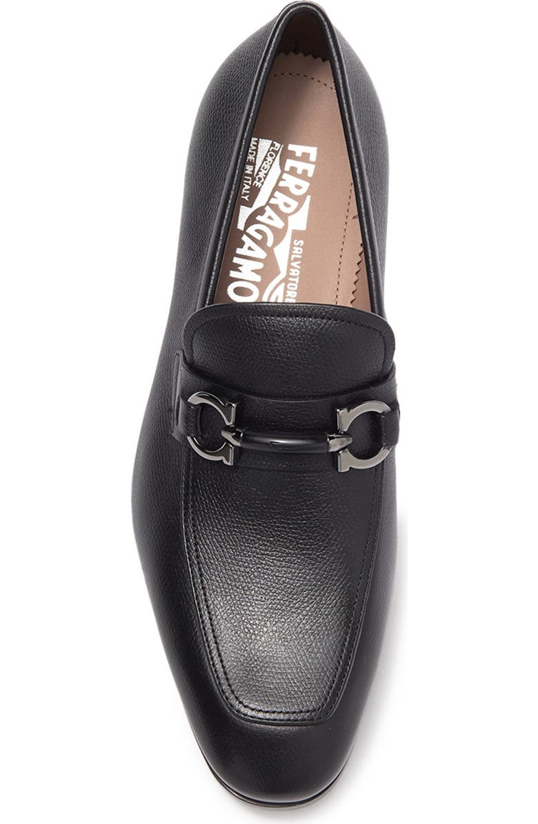 FERRAGAMO Horsebit Leather Loafer, Alternate, color,