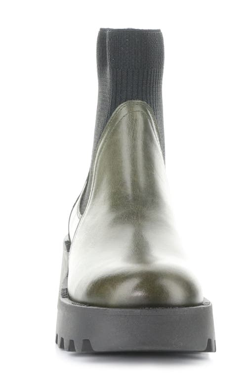 Fly London Zool Chelsea Boot In Green
