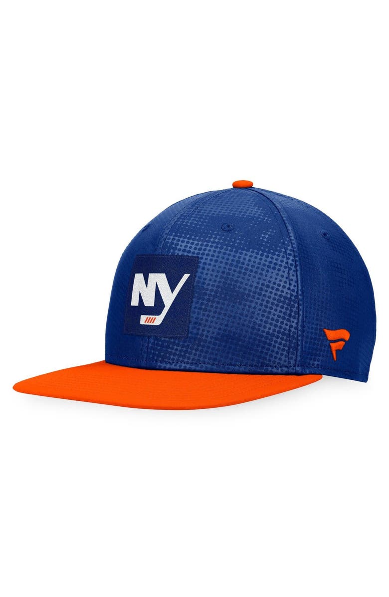 FANATICS Men's Fanatics Branded Royal/Orange New York Islanders Authentic Pro Alternate Logo Snapback Hat, Alternate, color, Royal