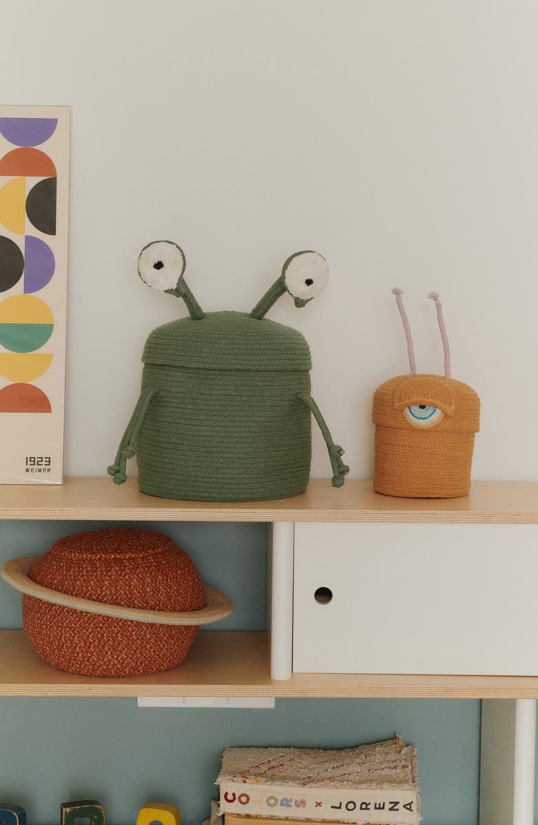 Lorena Canals Alien Zog Basket, Alternate, color, 