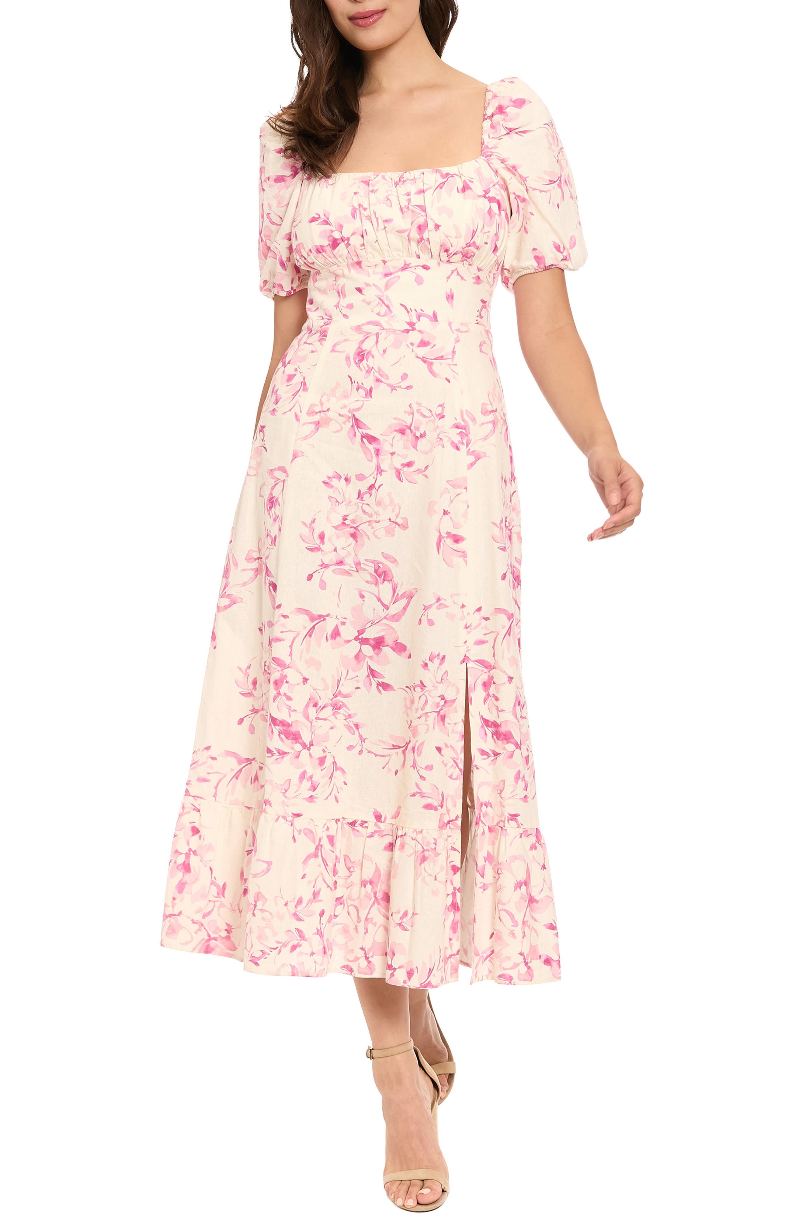 selected IVORY/ RASPBERRY PINK