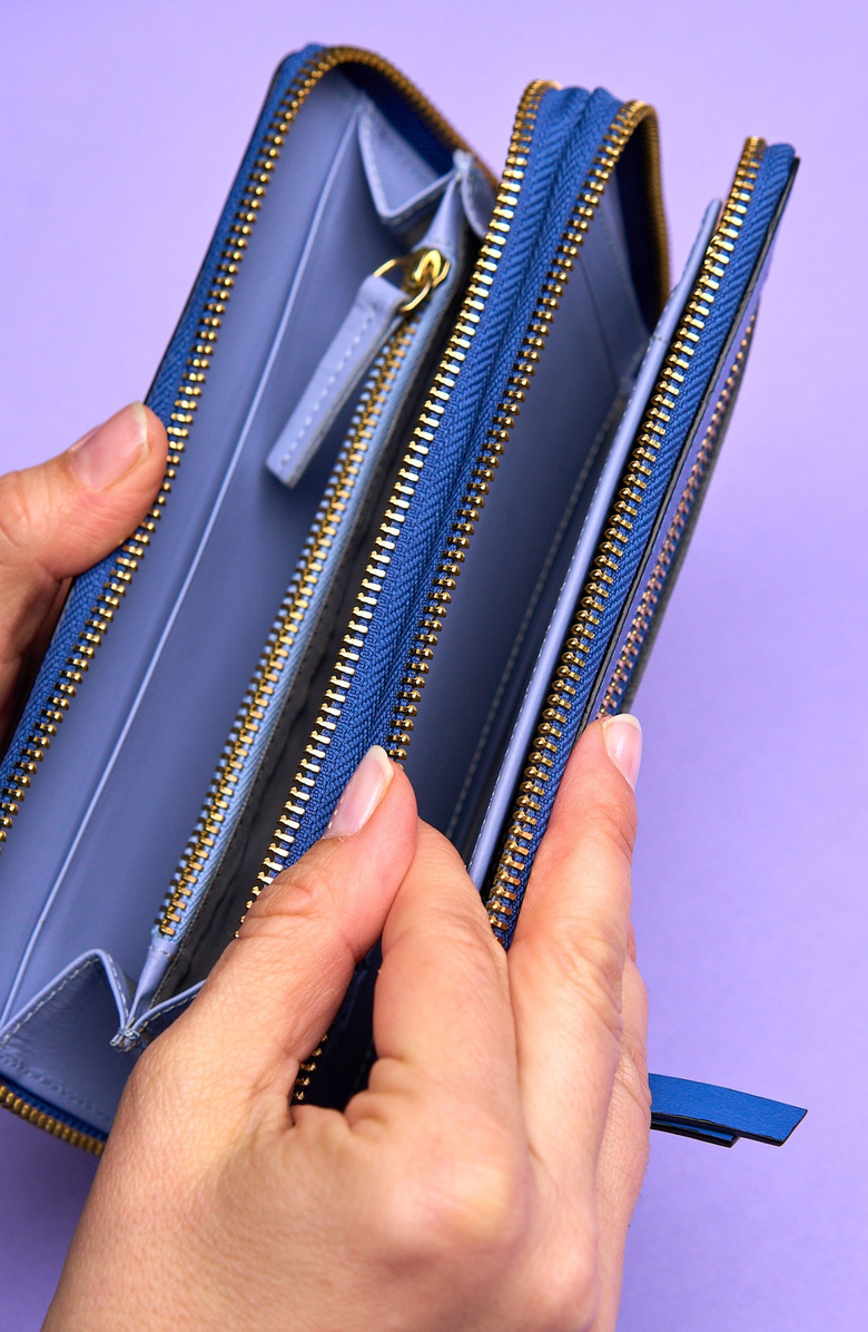Tusk Joy Double Zip Wallet, Alternate, color, Iris