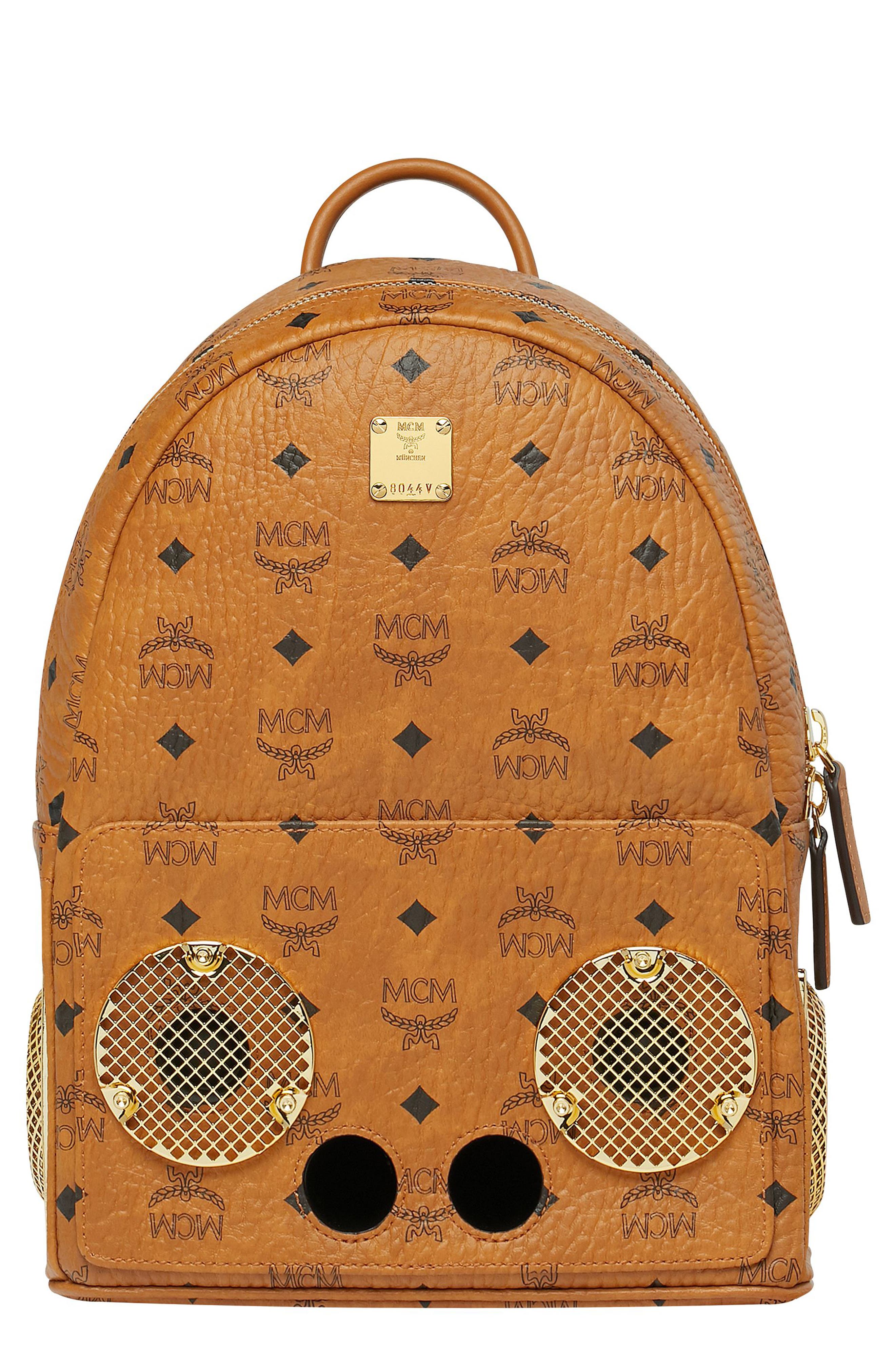MCM x Wizpak Visetos Sound System Backpack, Main, color, 
